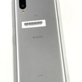 美品 au BASIO active SHG09 シルバー
