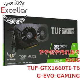 [bn:5] ASUSグラボ TUF-GTX1660TI-T6G-EVO-GAMING PCIExp 6GB 元箱あり