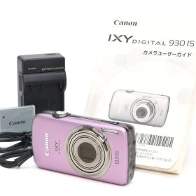AB+ (良品) Canon キヤノン IXY DIGITAL 930 IS パープル 初期不良返品対応 55-284