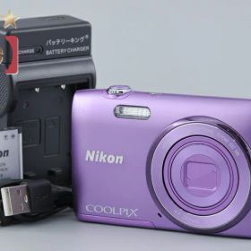 【中古】Nikon ニコン COOLPIX S3500 オーキッドパープル コンパクトデジタルカメラ
