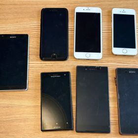 iPhone5s等スマートフォンジャンク本体 まとめ売り 7台セット