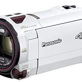 【中古】パナソニック 4K ビデオカメラ 64GB 光学20倍ズーム ピュアホワイト HC-VX992MS-W