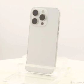 ソフマップ 〔中古品〕 iPhone15 Pro 256GB ホワイトチタニウム MTUD3J／A SIMフリー【349】