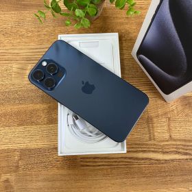 新品同様 iPhone 15Promax 256GB ブルー 国内版 SIMフリー送料無料