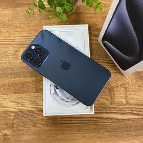 新品同様 iPhone 15Promax 256GB ブルー 国内版 SIMフリー送料無料