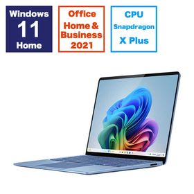 マイクロソフト Microsoft Surface Laptop 第7世代 [13.8型/Windows11Home/Snapdragon X Plus/16GB/SSD512GB/Office] サファイア ZGM0