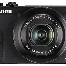 【中古】Canon コンパクトデジタルカメラ PowerShot G7 X Mark III ブラック 1.0型センサー/F1.8レンズ/光学4.2倍ズーム PSG7XMARKIIIBK