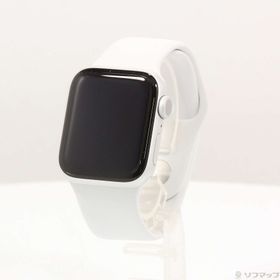 (中古)Apple Apple Watch Series 6 GPS 40mm シルバーアルミニウムケース ホワイトスポーツバンド(344-ud)