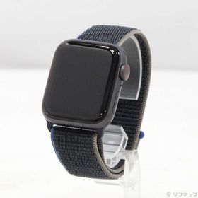 (中古)Apple Apple Watch Series 6 GPS + Cellular 40mm スペースグレイアルミニウムケース チャコールスポーツループ(377-ud)