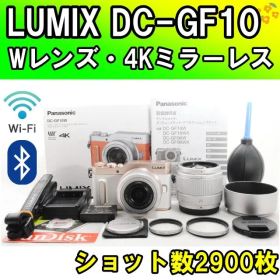 ショット数少！美品✨LUMIX DC-GF10 Wレンズ✨スマホ転送 ミラーレス