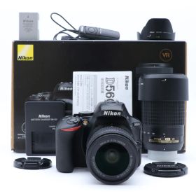 【送料無料】【良品】D5600 ダブルズームキット