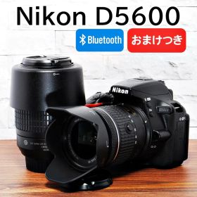 ✨Bluetooth搭載機 自撮り可能✨Nikon D5600ダブルレンズセット