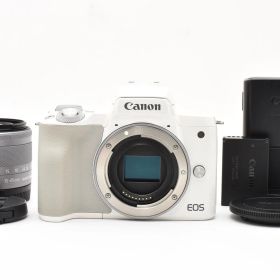 【返品保証】★極上品★キヤノン Canon EOS Kiss M EF-M 15-45mm F3.5-6.3 レンズキット《ショット数:7,000回未満》★ L869#7655