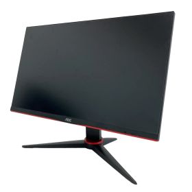 AOC 24G2E5/11 ゲーミング液晶ディスプレイ 23.8インチ 2022年製 PC周辺機器 ブラック&レッド 23.8型 ゲーミングモニター フルHD IPS 中古 T11280546