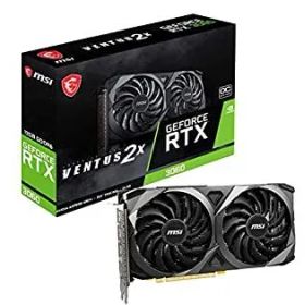 【中古】「非常に良い」MSI GeForce RTX 3060 VENTUS 2X 12G OC グラフィックスボード VD7553