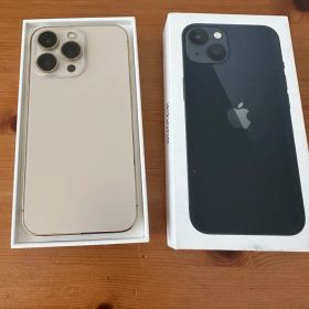 電池交換済Apple iPhone 13Pro ゴールド 初期化simフリー