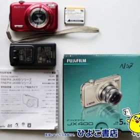 【中古・ 現状渡し品】 FUJIFILM FINEPIX JX400 Red 赤 動作確認済み / 商品説明文全てお読みください ^^