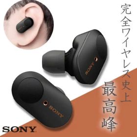 ソニー 完全ワイヤレスイヤホン WF-1000XM3BM ブラック
