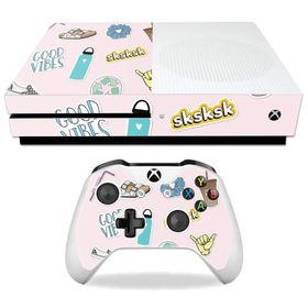 MightySkins Xbox One S 用ビニールスキン「VSCO Girl」保護デカールラップ 着脱簡単