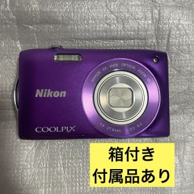 【稼動品／付属品有り】Nikon COOLPIX S3300 パープル デジカメ