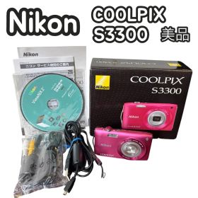 Nikon COOLPIX S3300 デジタルカメラ コンデジ ピンク 美品