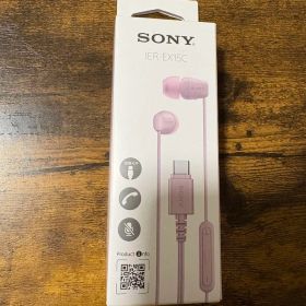 SONY IER-EX15C 有線イヤホン ピンク