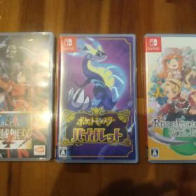 Switchソフト 3本セット海賊無双4,バイオレット,ルーンファク3スペシャル