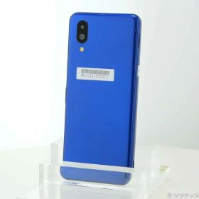 【中古】SHARP(シャープ) シンプルスマホ6 64GB インディゴブルー SHSHZ2 Softbank SIMフリー 〔ネットワーク利用制限▲〕 【258-ud】