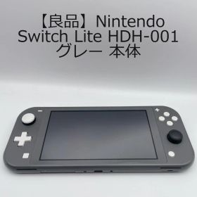 【良品】Nintendo Switch Lite HDH-001 グレー 本体