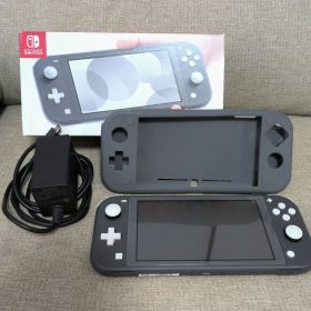 Nintendo Switch Lite 本体 グレー おまけカバー付き