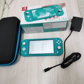 Nintendo Switch Lite ターコイズ 本体、充電器、箱、ケース付