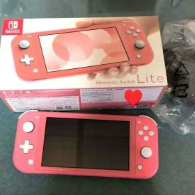 Nintendo Switch LITE 本体 コーラル 箱、ACアダプター付