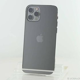 〔中古〕Apple(アップル) iPhone12 Pro 256GB グラファイト MGM93J／A SIMフリー〔196-ud〕