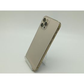 【中古】Apple SoftBank 【SIMロック解除済み】 iPhone 12 Pro 256GB ゴールド MGMC3J/A【新橋】保証期間１ヶ月【ランクC】