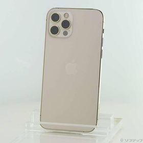 〔中古〕Apple(アップル) iPhone12 Pro 256GB ゴールド MGMC3J／A SIMフリー〔196-ud〕