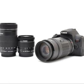 Canon EOS Kiss X10i ダブルレンズセット レンズカバー付き