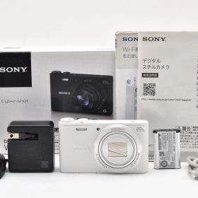[完動美品] SONY Cyber-shot DSC-WX350 ホワイト コンパクトデジタルカメラ ソニー 箱付き #2912378A