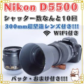 Nikon D5500 デジタル一眼レフカメラ シャッター数10回程度