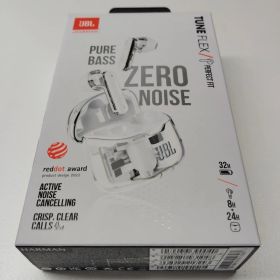 JBL ワイヤレスイヤホン Tune Flex Ghost Edition ホワイト系