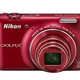【中古】「非常に良い」Nikon デジタルカメラ COOLPIX S6400 タッチパネル液晶 光学12倍ズーム グロッシーレッド S6400RD