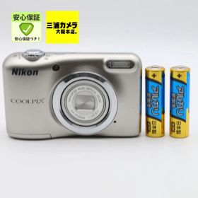 【極上品】 Nikon COOLPIX A10 シルバー 光学5倍ズーム 1614万画素 乾電池タイプ デジタルカメラ #085VV05174