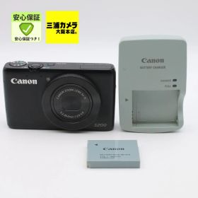 【極上品】 Canon PowerShot S200 ブラック F値2.0 広角24mm 光学5倍ズーム デジタルカメラ #084VV05153