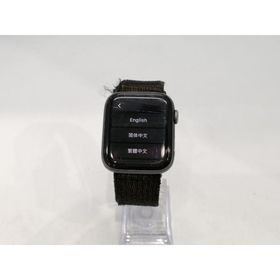 【中古】Apple Apple Watch Series4 Nike+ 44mm GPS スペースグレイアルミ/ブラックNikeスポーツループ MU7J2J/A【浜松駅前】保証期間１ヶ月【ランクC】