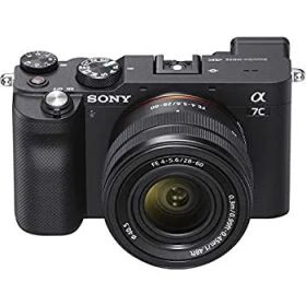 【中古】「非常に良い」ソニー フルサイズミラーレス一眼 α7C レンズキット ブラック ILCE-7CL B【追いかける瞳AFで撮り逃さない】
