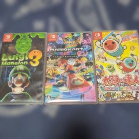 Switch【人気セット】マリオカート8/太鼓の達人/ルイージマンション3