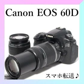✨Canon EOS 60D✨ダブルレンズ✨スマホ転送✨高画質✨一眼レフ✨