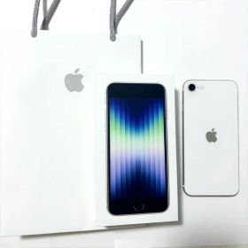 iPhoneSE3 (第3世代) 64GB スターライト 白 本体 箱