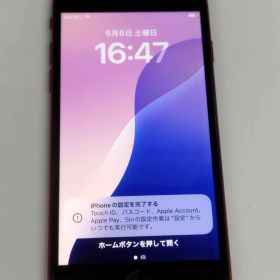 【良品】iPhone SE 第3世代/SIMフリー/A2782/64GB/レッド〈MMYE3J/A〉バッテリー83％