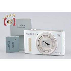 【中古】Canon キヤノン PowerShot SX610 HS ホワイト コンパクトデジタルカメラ