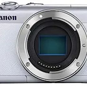 【中古】（非常に良い）Canon ミラーレス一眼カメラ EOS M200 ボディー ホワイト EOSM200WH-BODY